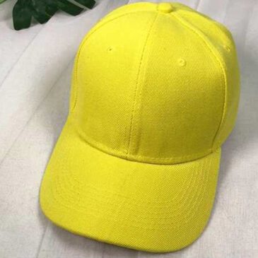 Unisex Baseball Cap - Yellow 1