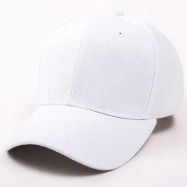 Unisex Baseball Cap - White