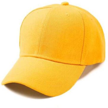 Unisex Baseball Cap - Bright Yellow