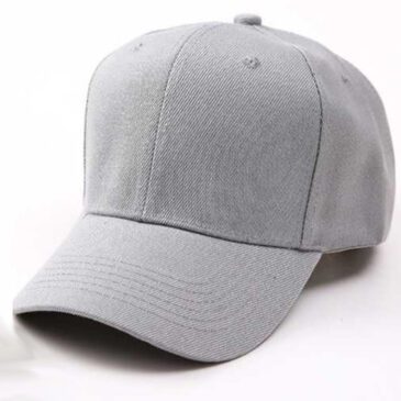 Unisex Baseball Cap - Light Grey